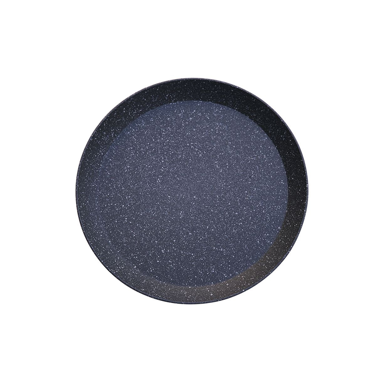 Plato base macetero redondo negro (Selecciona Tamaño) - 43 x 43 x 2