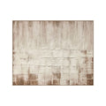 CUADRO LA TIERRA CANVAS HD Y PINTADO A MANO BLANCO/CAFÉ  MARCO CARAMELO 150X120