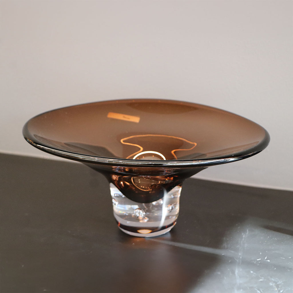 Adorno de Vidrio Soplado Gadalpur Café Transparente Decorativo