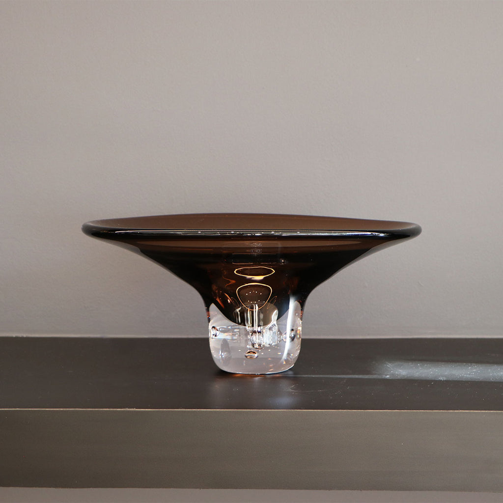 Adorno de Vidrio Soplado Gadalpur Café Transparente Decorativo