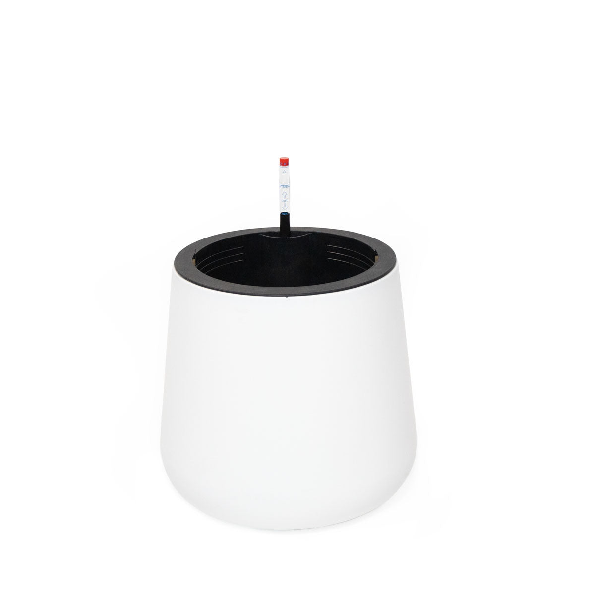 Macetero ALINE PVC autorregante redondo blanco 31 x 35cm