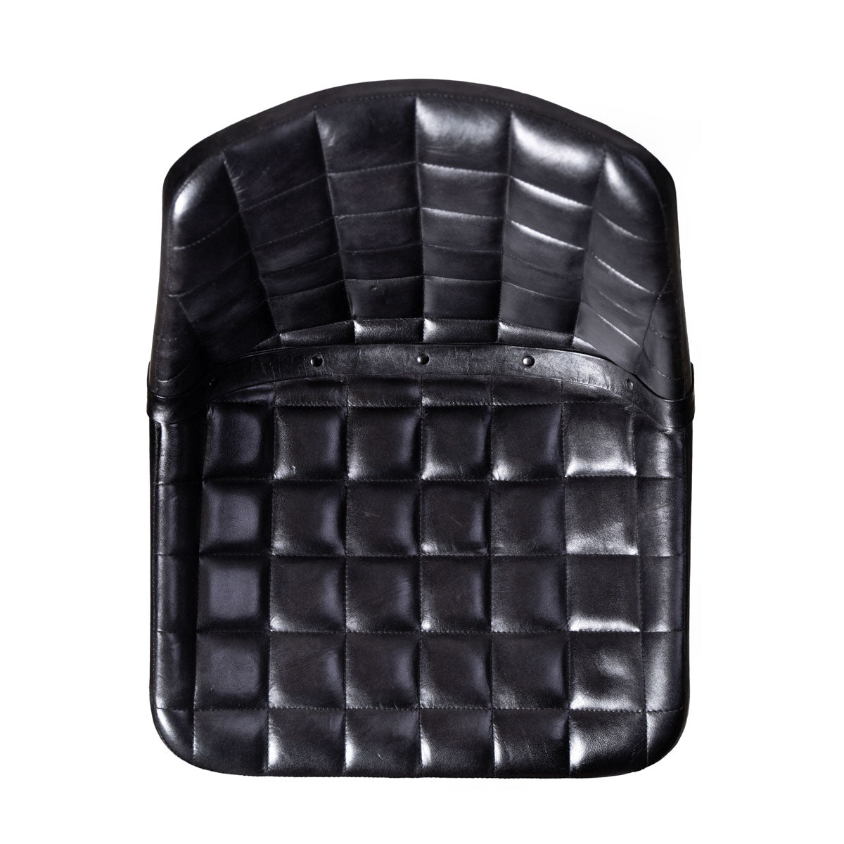 Silla de Cuero Coimbra Negro