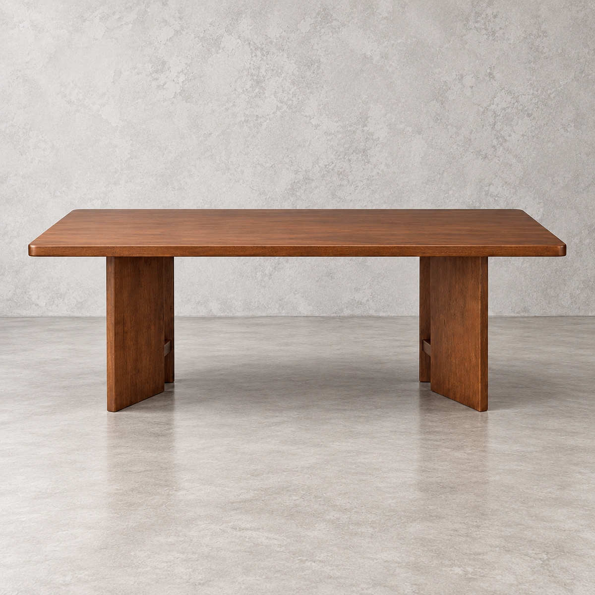Mesa Deluxe 100% Madera de Caucho Walnut