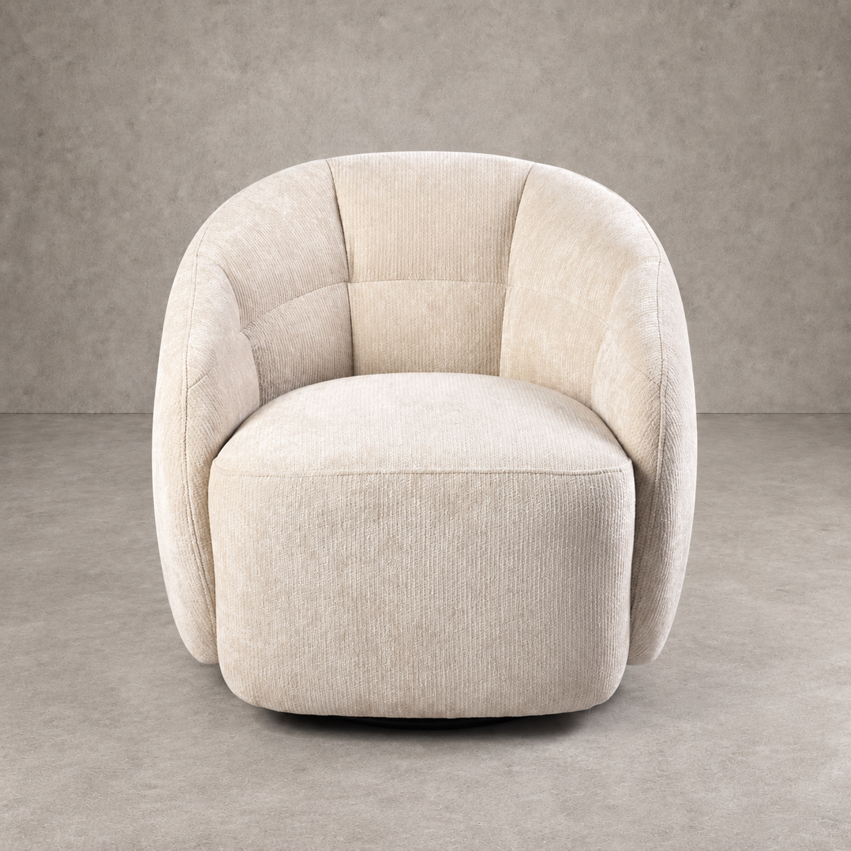 Poltrona Giratoria Lagos Tela Beige (Llegada en Noviembre)