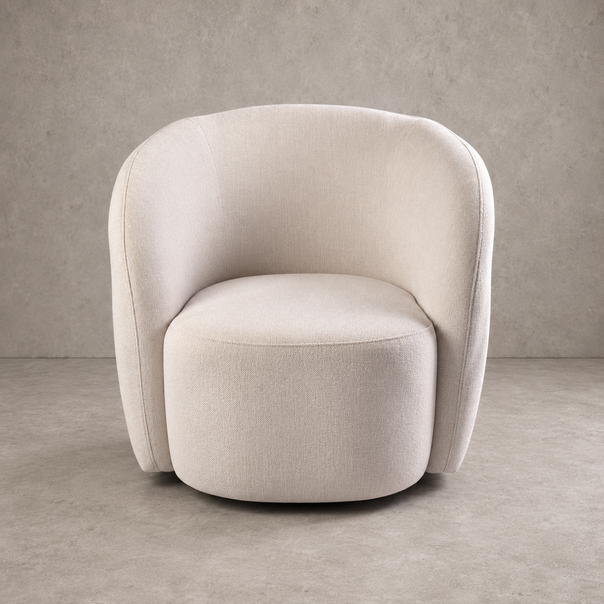 Poltrona Giratoria Guimaraes Tela Natural (Llegada en Noviembre)