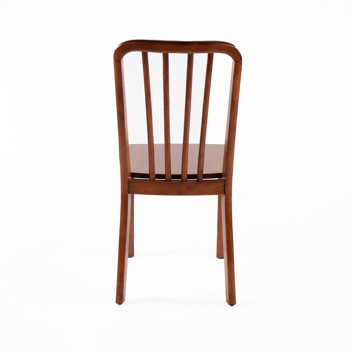 Silla de madera ALLEN madera oscura palillaje de respaldo