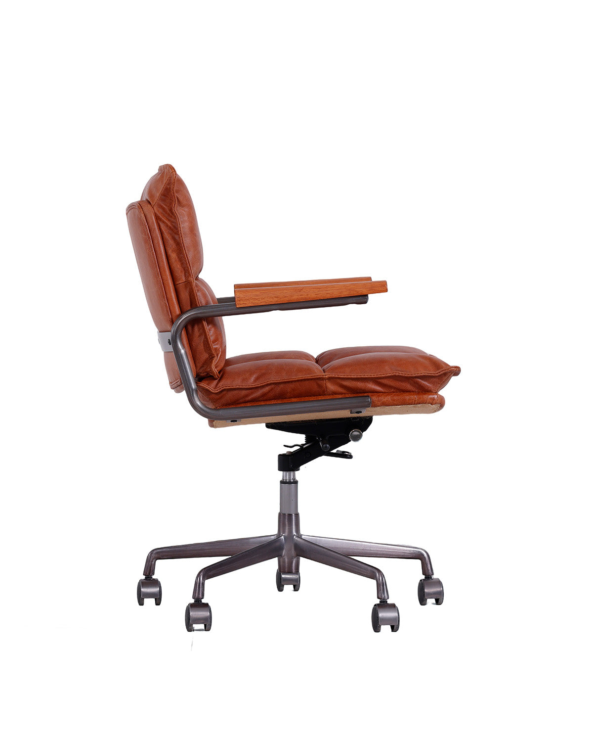 Silla de Escritorio Hamlet - Cuero Cognac