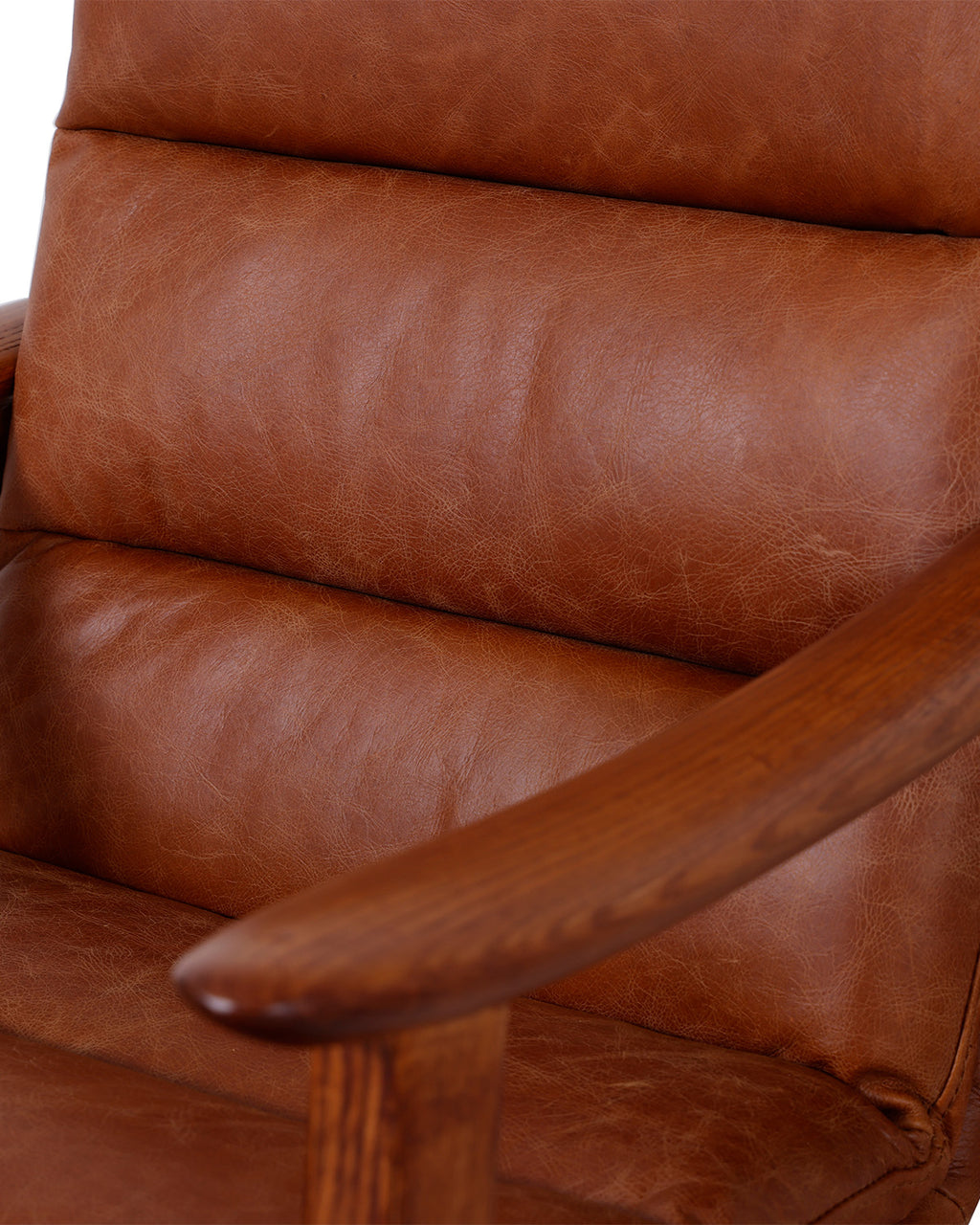 Poltrona Kidney - Cuero Cognac