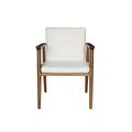 Silla Polette Lino Beige Madera Walnut