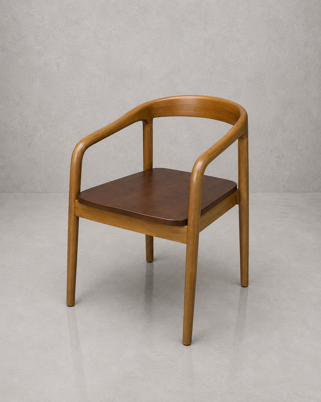 Silla Jack Madera de Caucho Walnut