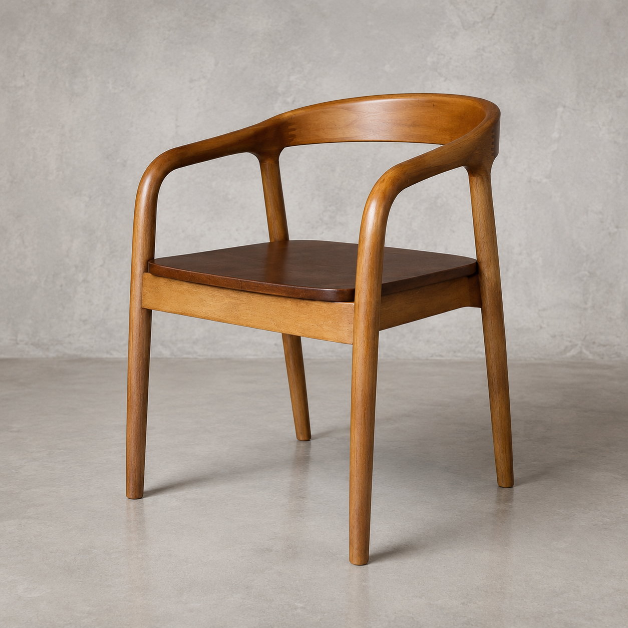 Silla Jack Madera de Caucho Walnut
