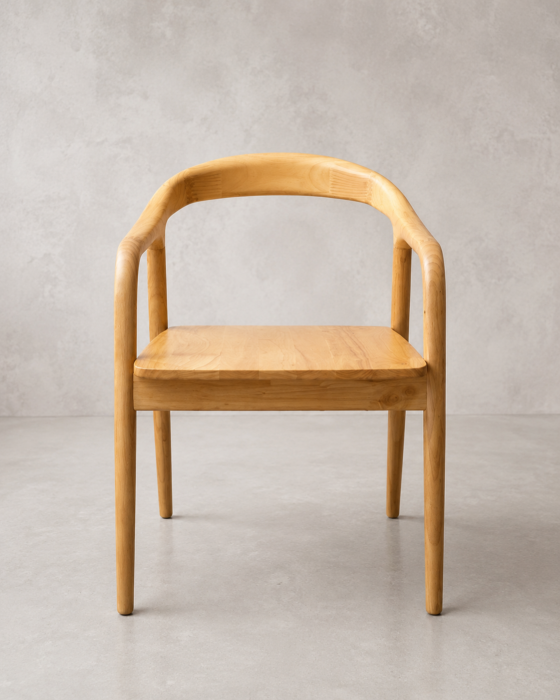 Silla Jack Madera de Caucho Color Claro