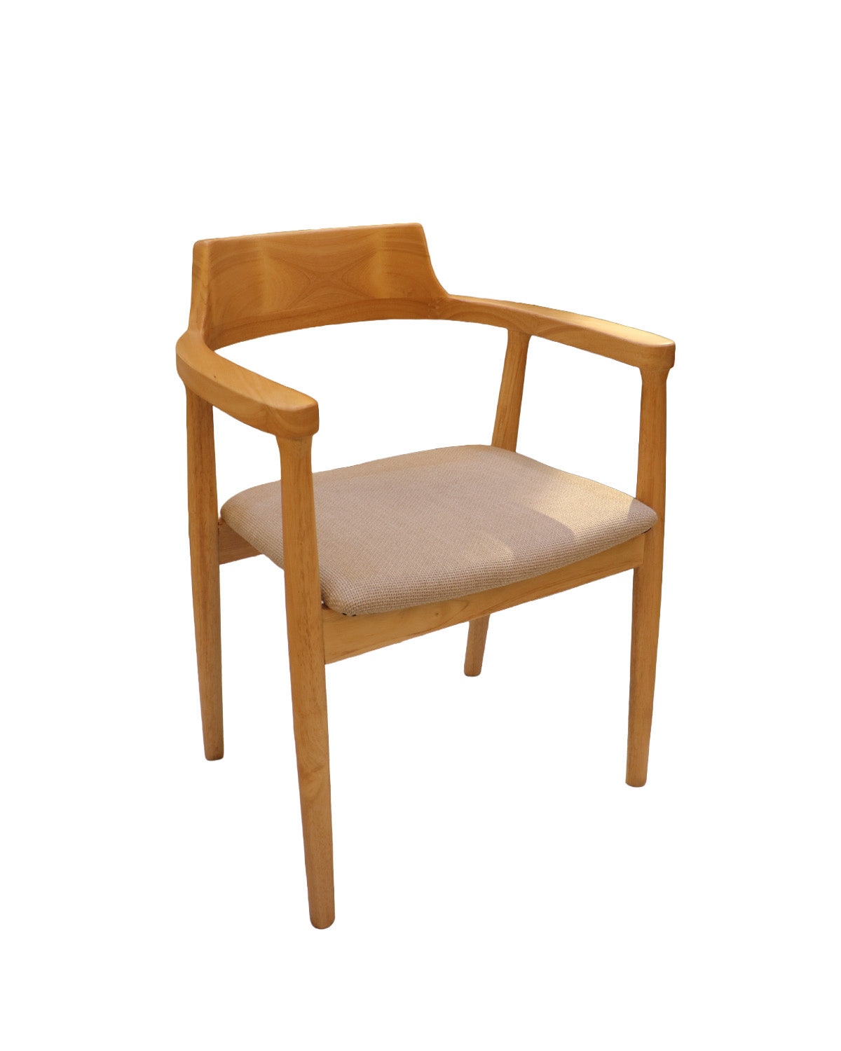 Silla Jack – Madera de Caucho Color Claro
