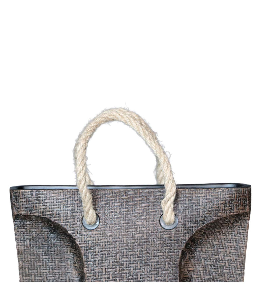 ADORNO CARTERA DECORATIVA POLIRESINA