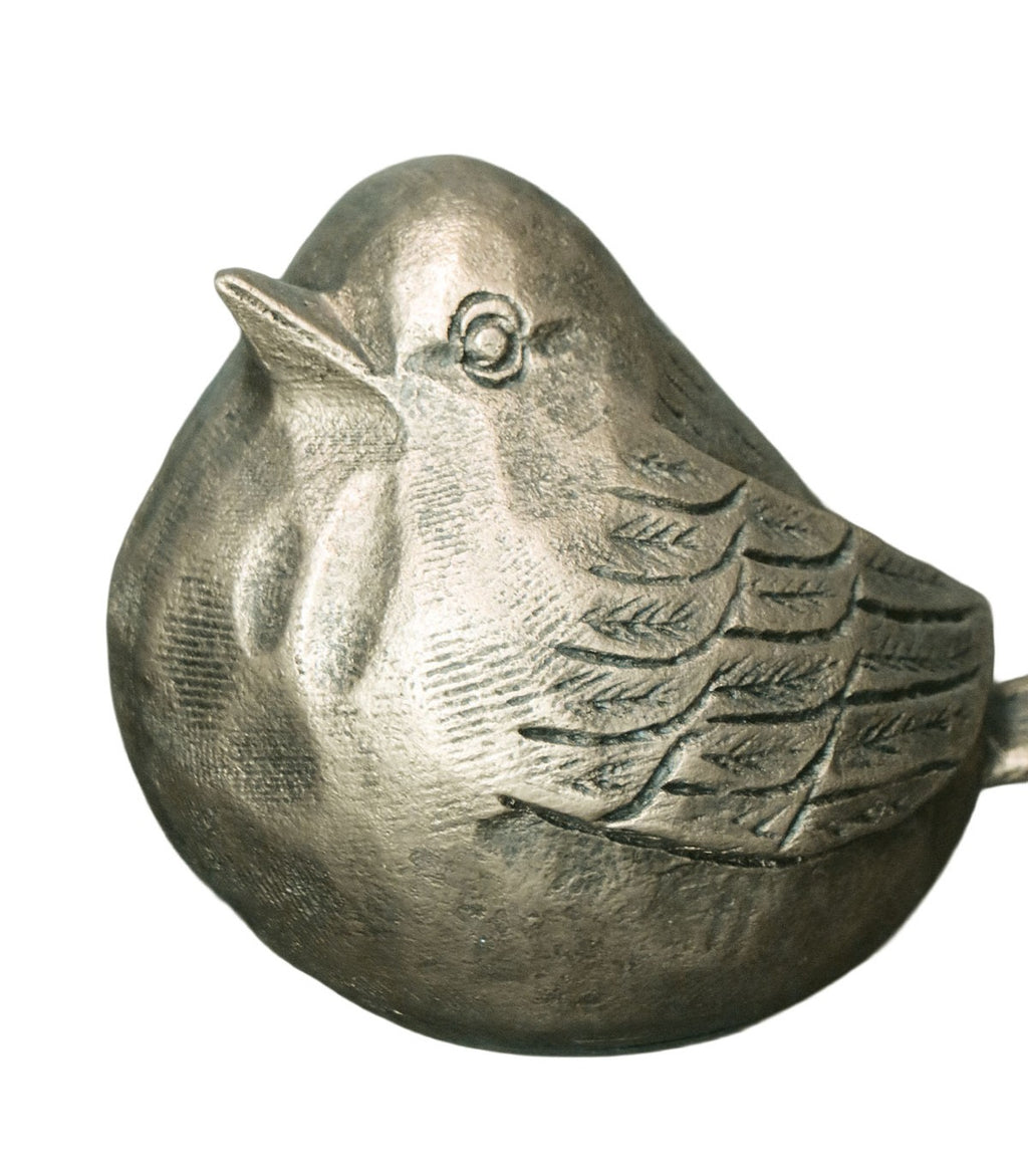 ADORNO PÁJARO PAULA POLIRESINA DORADO