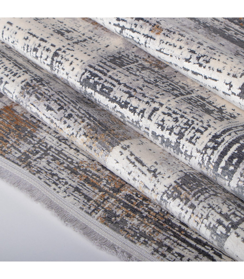 Alfombra Turca Gallery Geométrica Crema/Gris 200x290cm