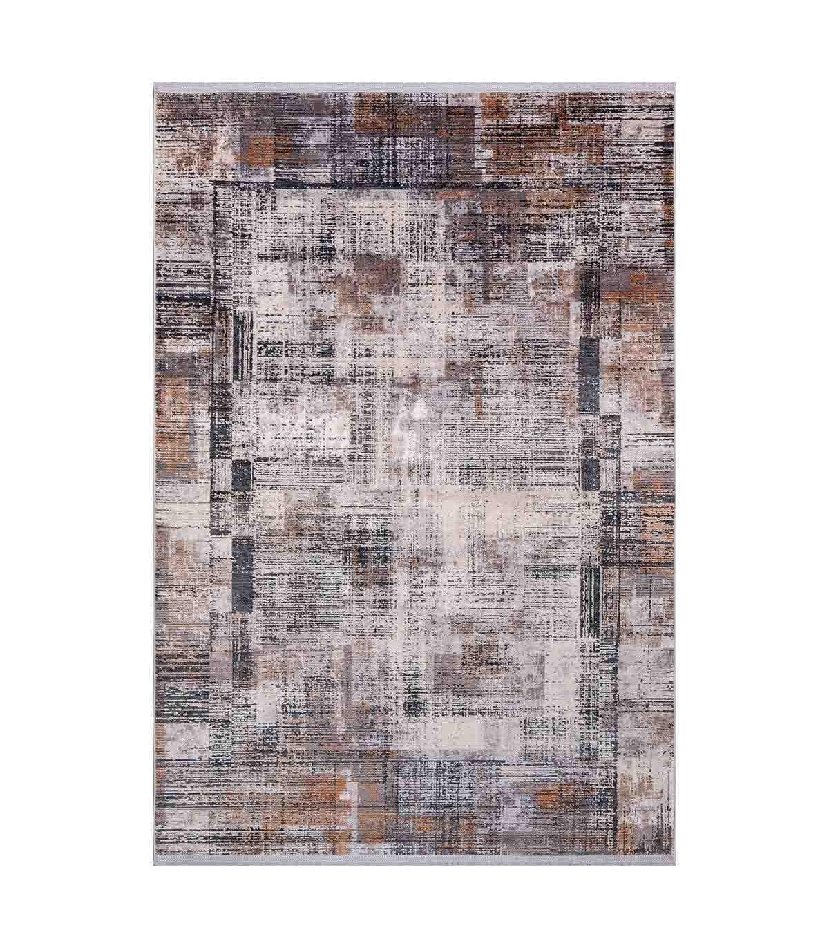 Alfombra Turca Gallery Geométrica Crema/Gris 160x230cm