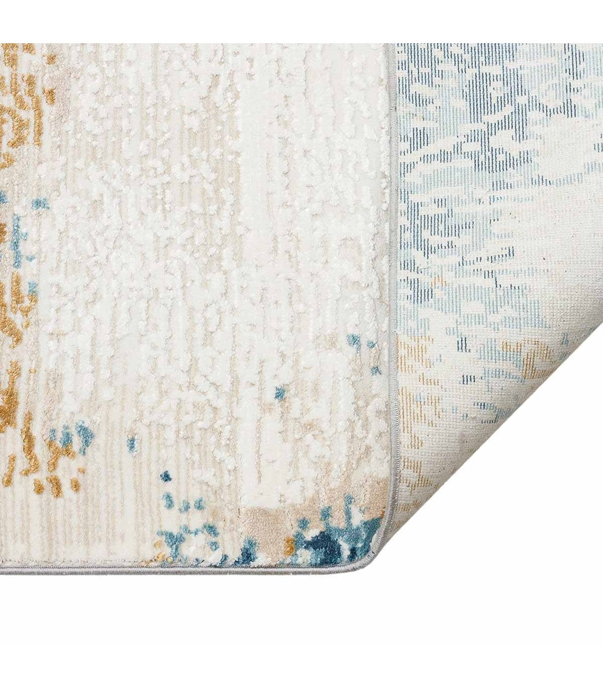 Alfombra Turca Perre015 Crema/Azul 160x230cm