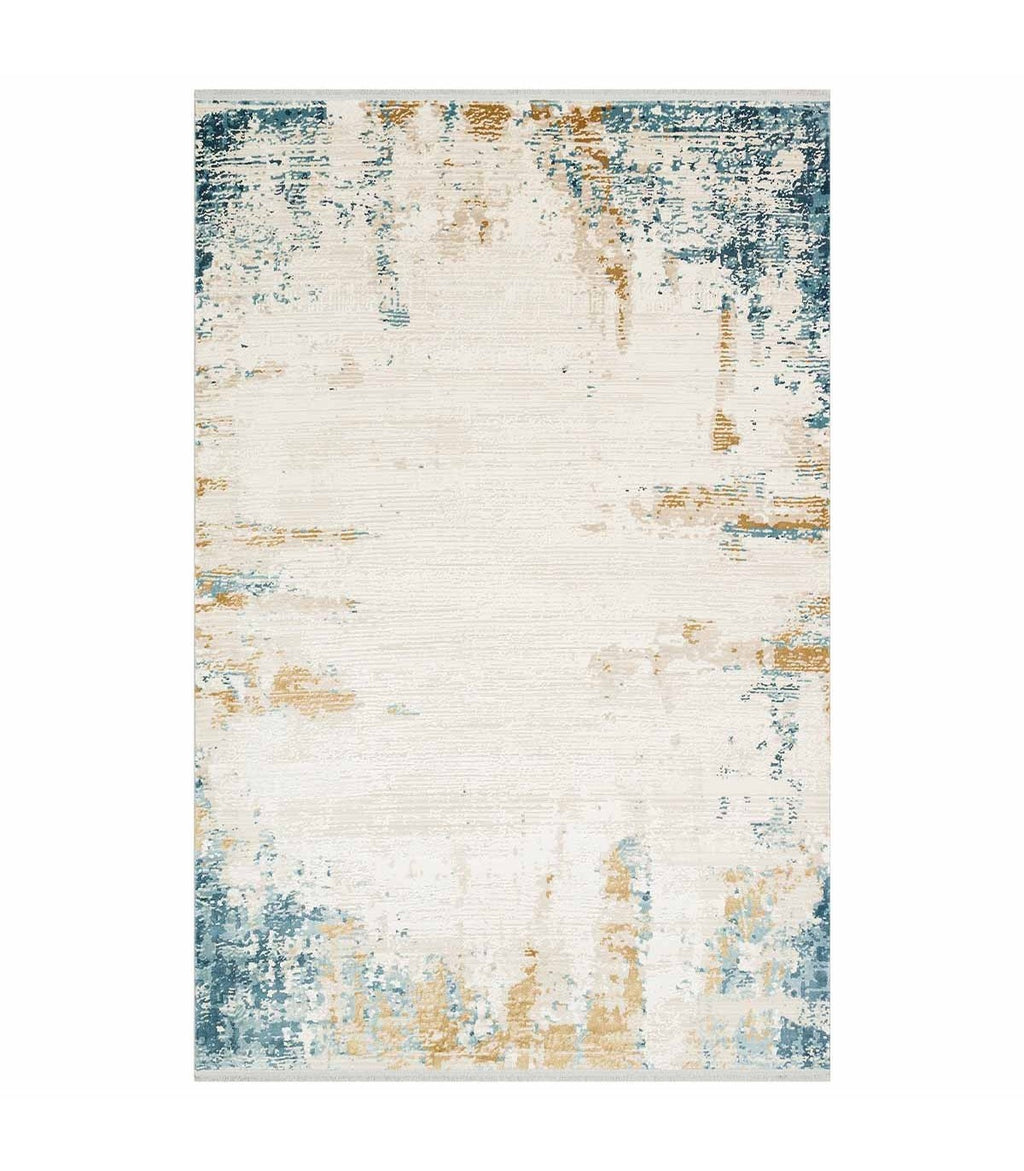 Alfombra Turca Perre015 Crema/Azul 160x230cm