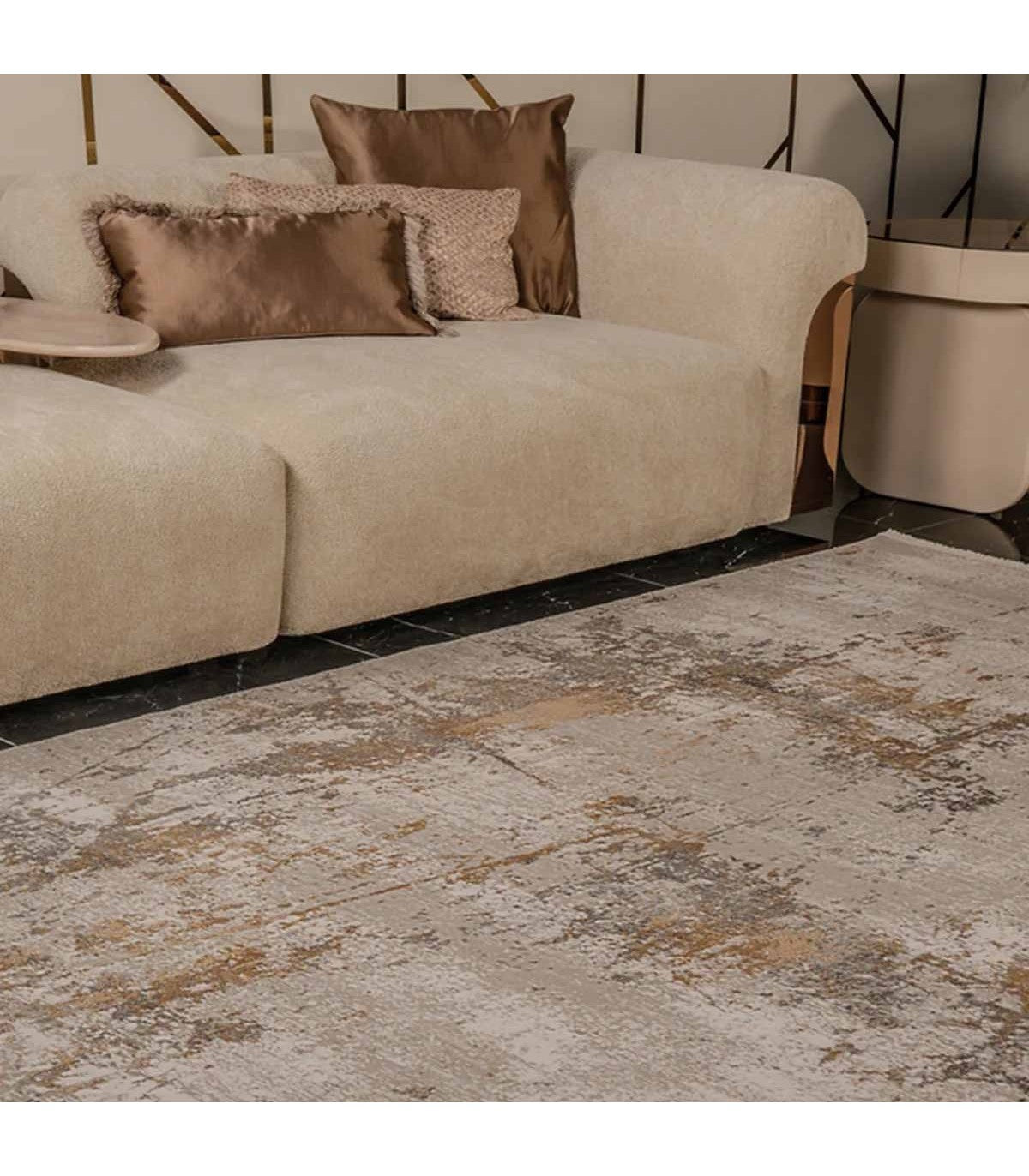 Alfombra Turca Zett06 Beige 160x230cm