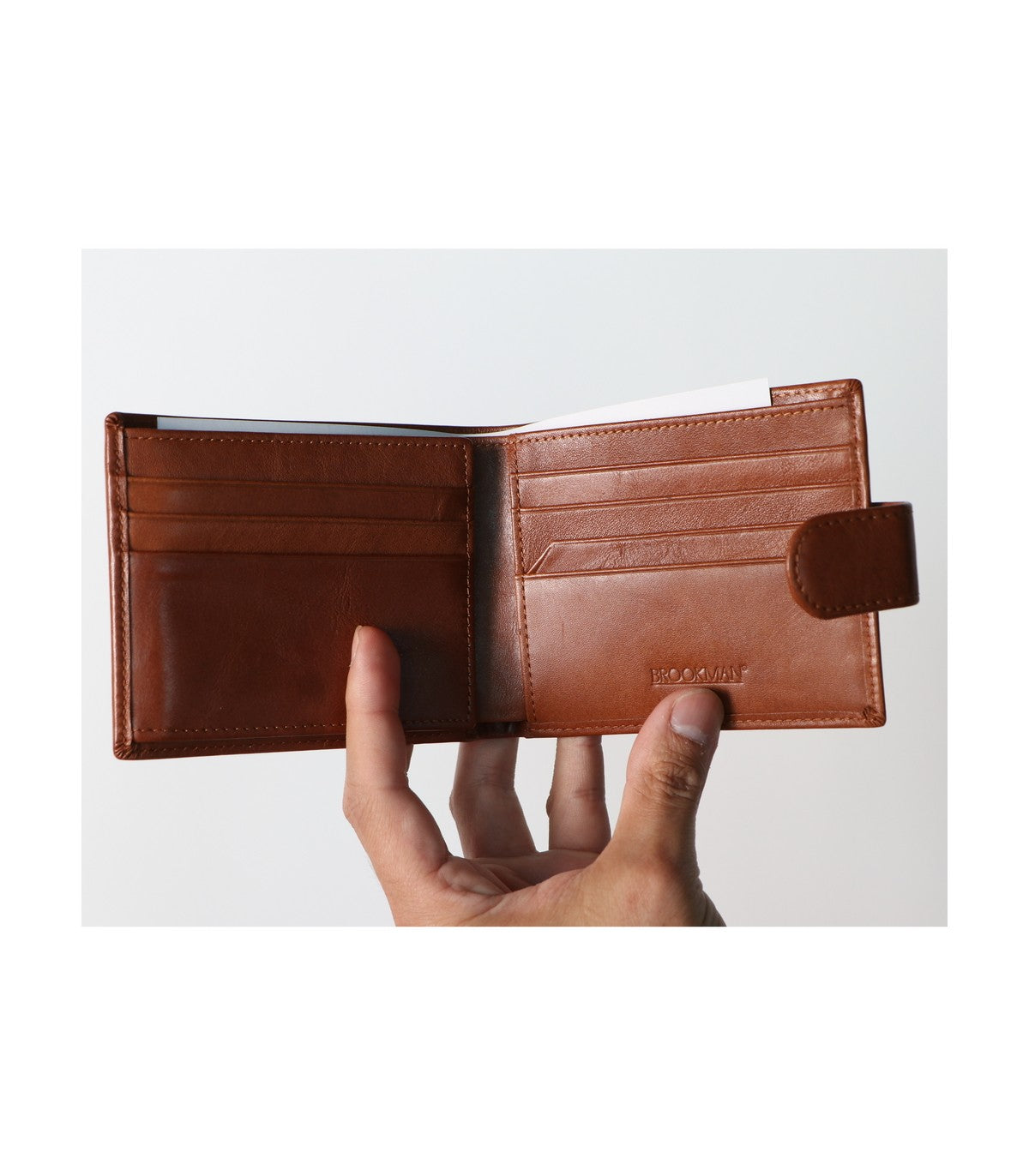 Billetera BROOKMAN Soix Caramelo