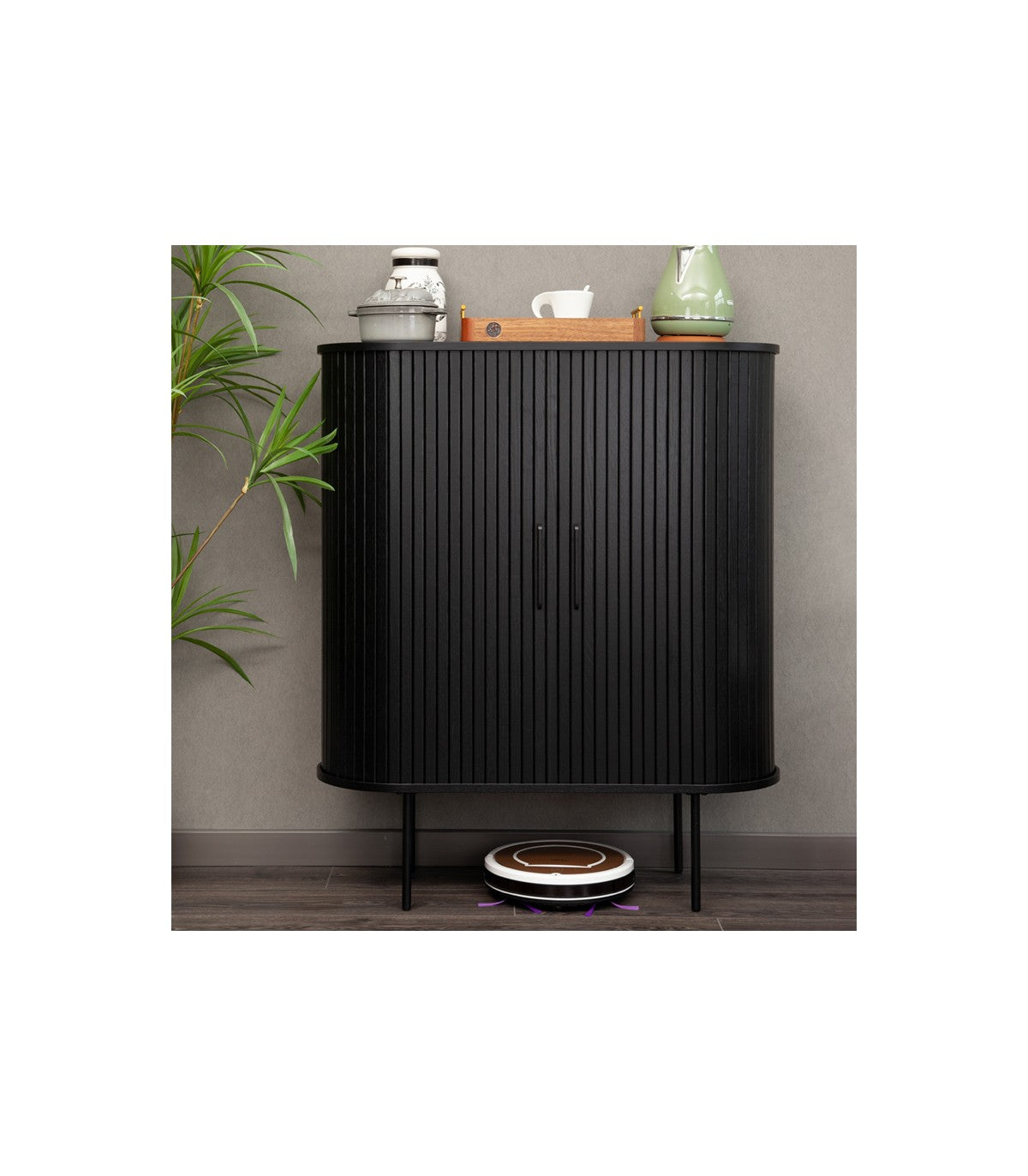 Arrimo Alto Oslo Puerta Corredera Negro