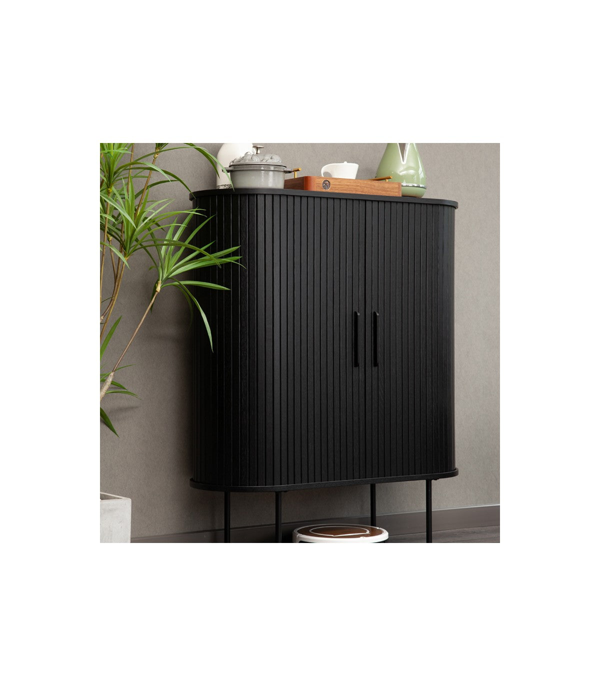 Arrimo Alto Oslo Puerta Corredera Negro