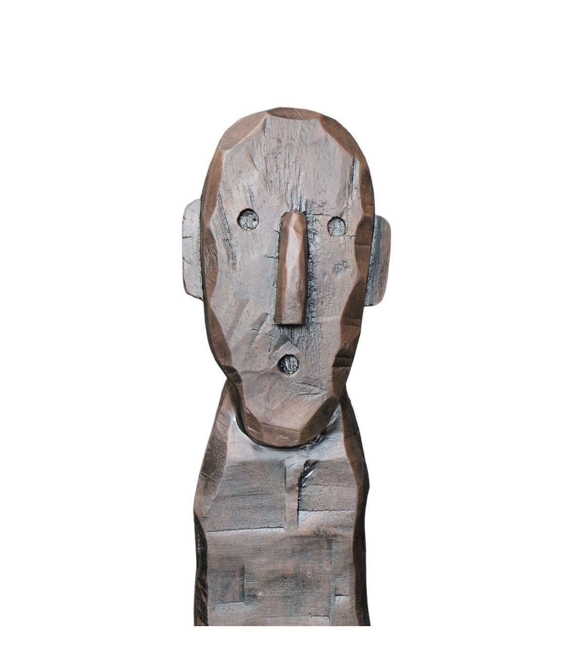 ADORNO FIGURA NOMO CON PEDESTAL NEGRO