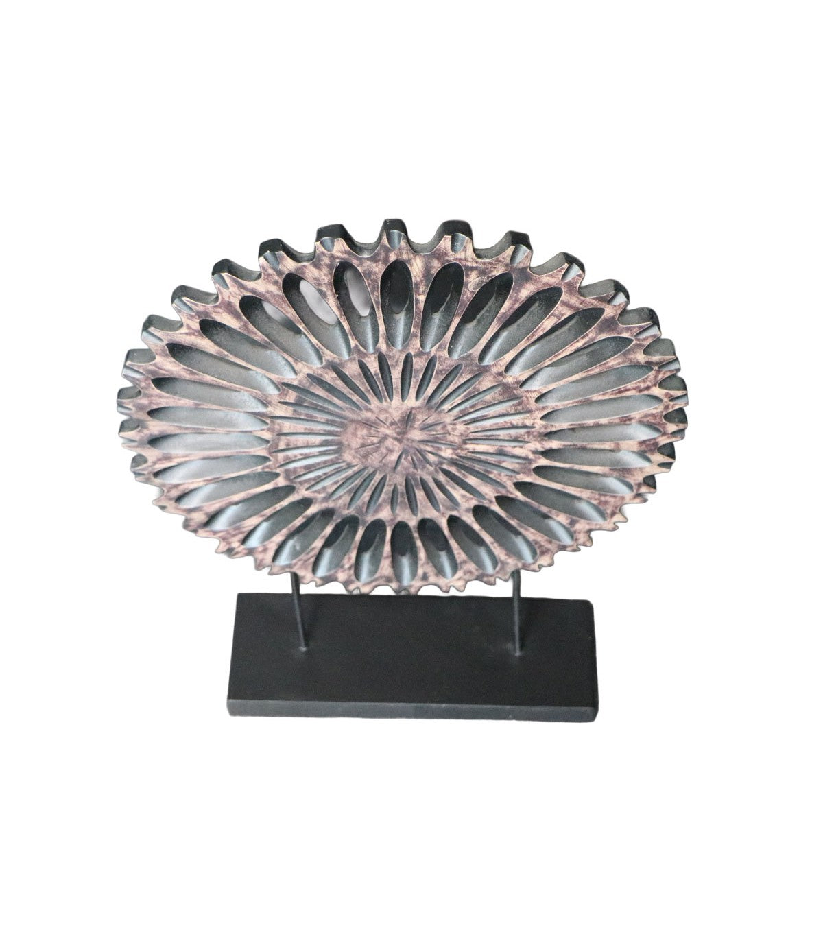 ADORNO AYMARA POLIRESINA CAFÉ