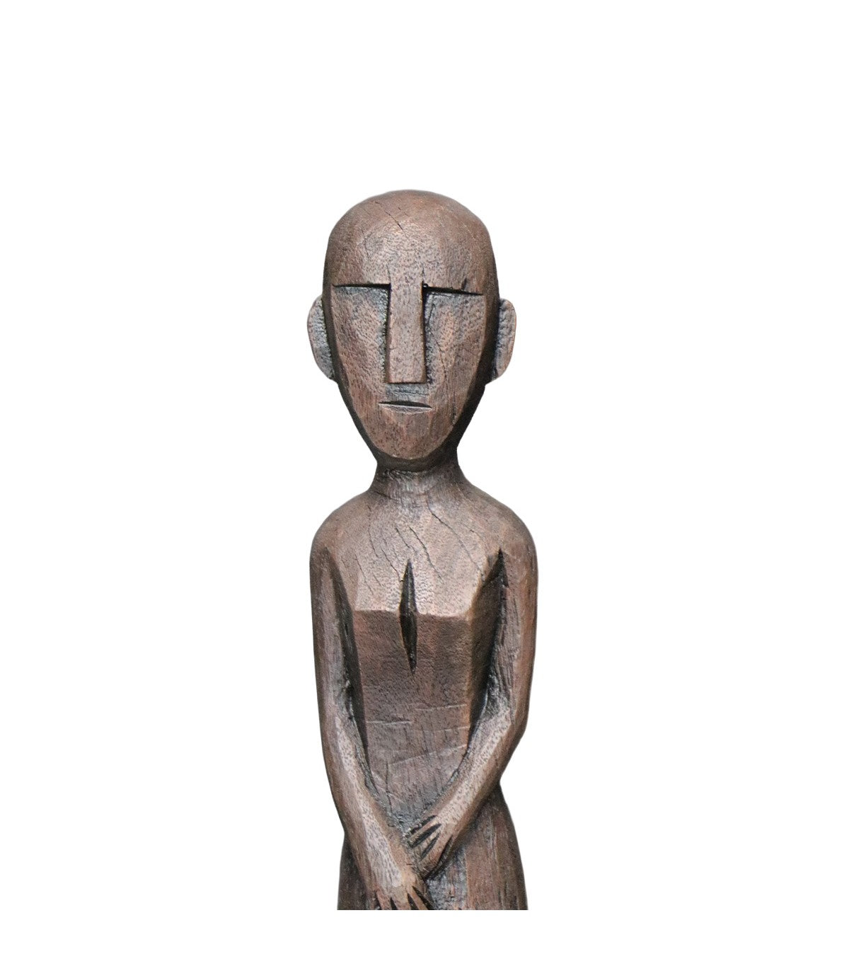 ADORNO FIGURA MUJER CON PEDESTAL NEGRO