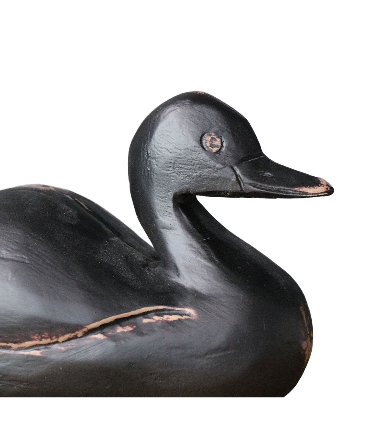 ADORNO PATO MANDARÍN POLIRESINA COGNAC