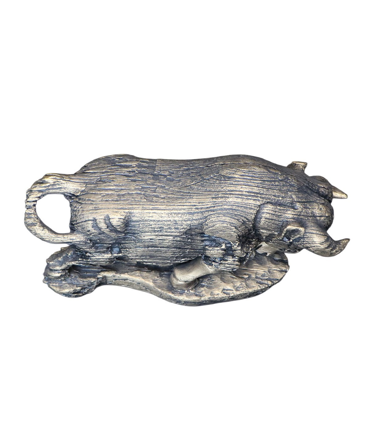 TORO DECORATIVO BULL POLIRESINA CAFÉ