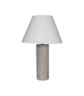 LÁMPARA DE MESA TRYSOR POLIRESINA BEIGE