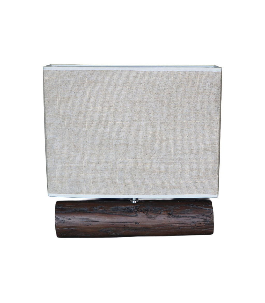 LÁMPARA LISBOA CON SOPORTE POLIRESINA BEIGE