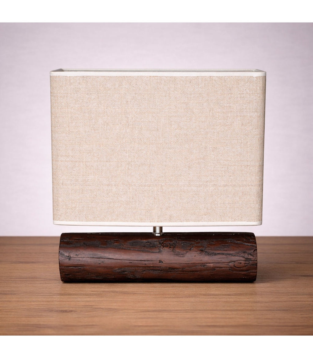 LÁMPARA LISBOA CON SOPORTE POLIRESINA BEIGE