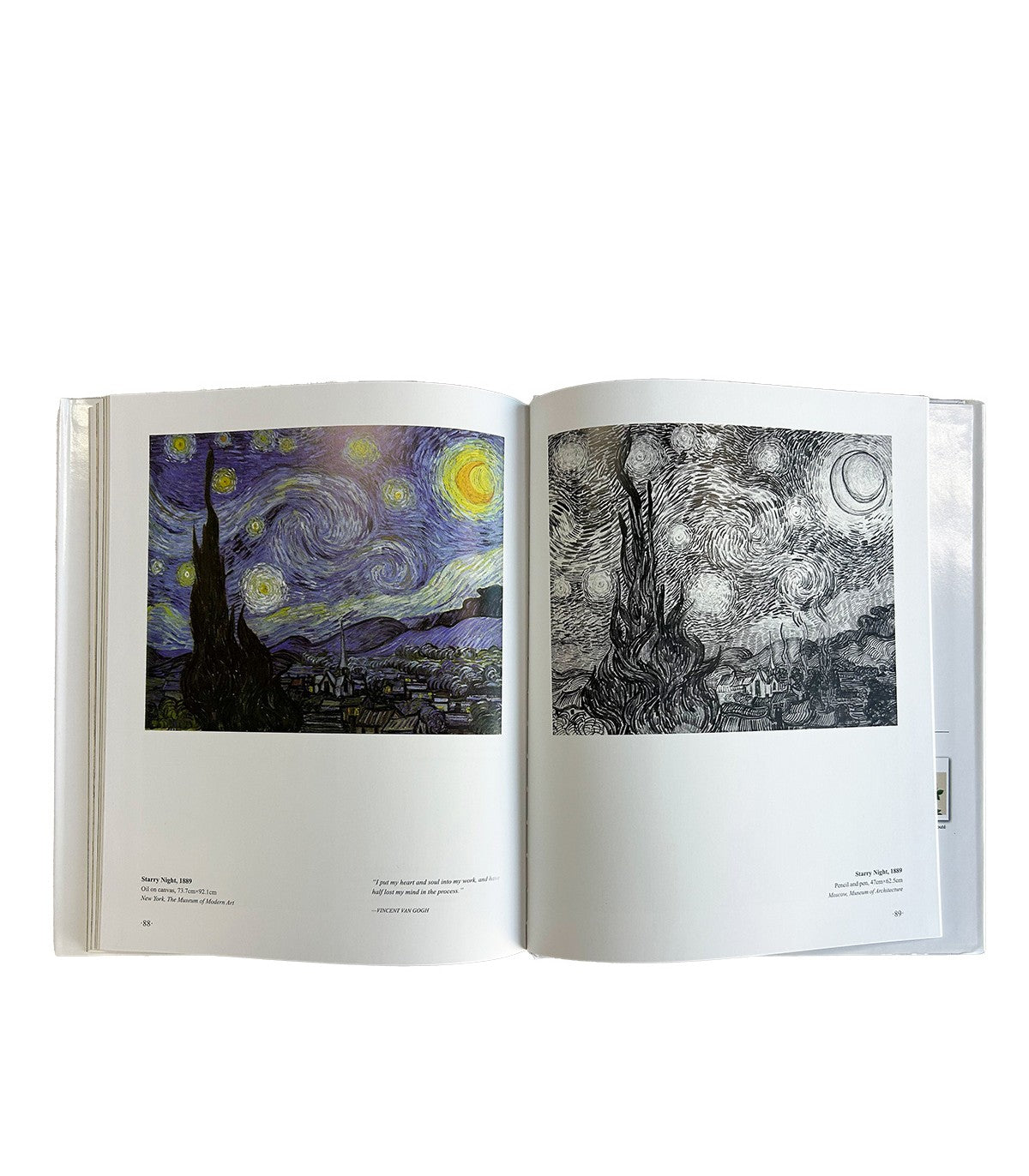 Libro Van Gogh Azul/Blanco