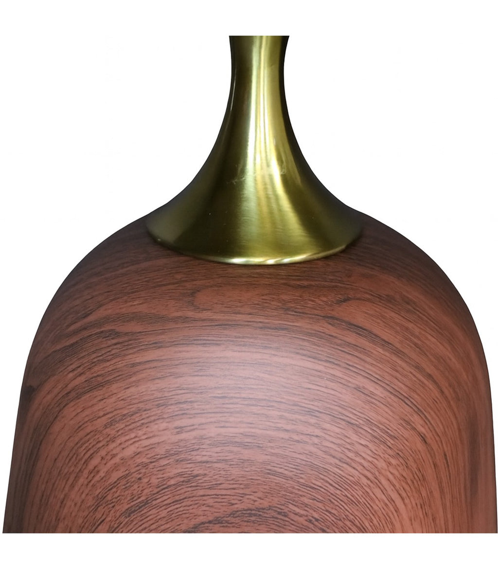 Mesa de Centro Loaiza Marmolina Blanca y Base Walnut