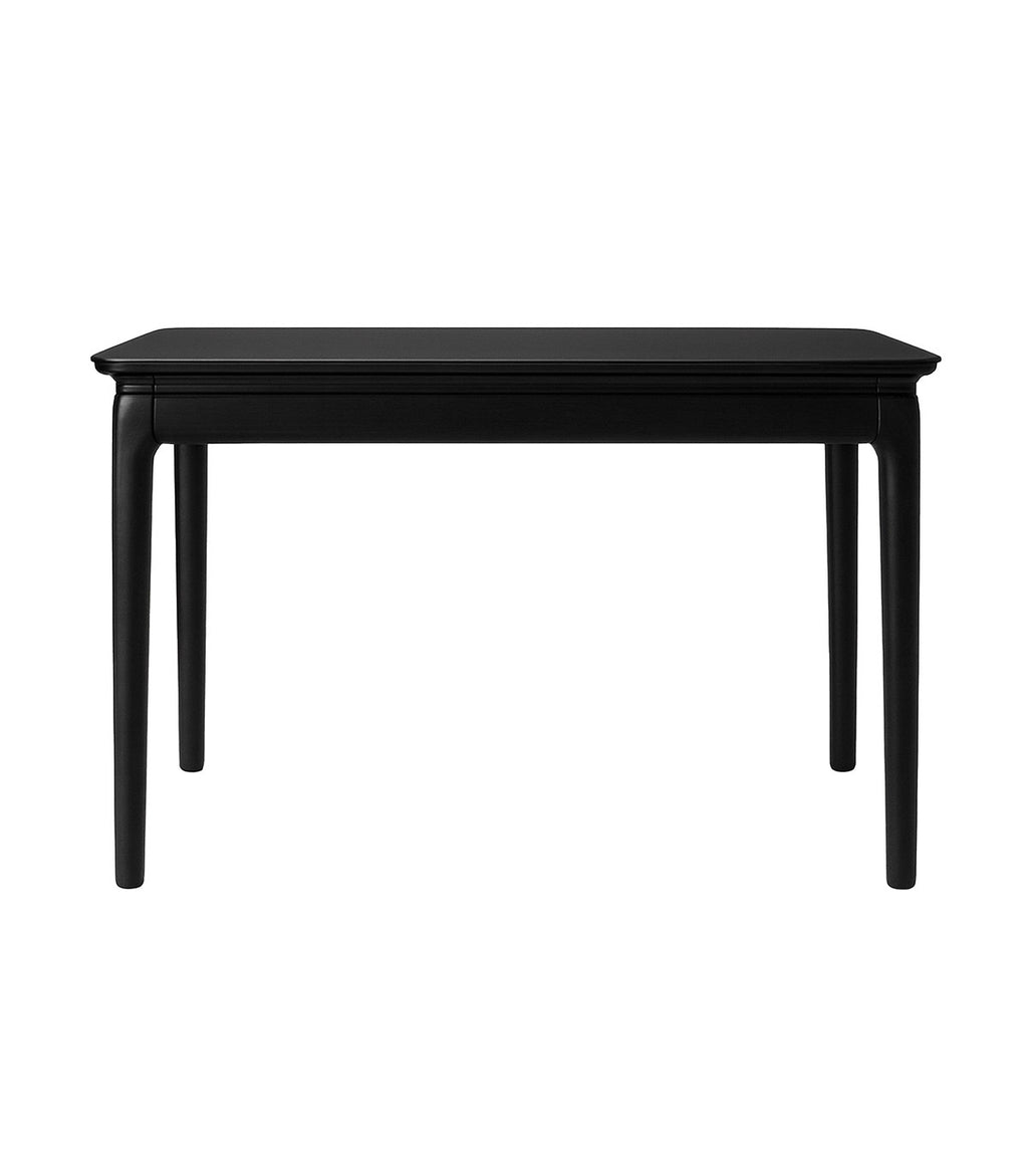 Mesa Comedor Carla Vidrio y Madera Negro