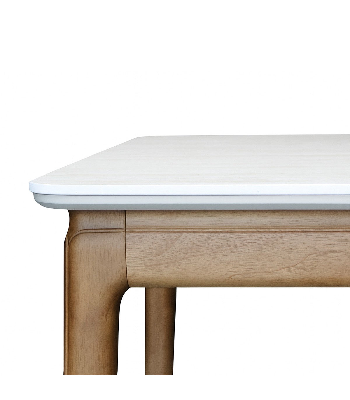 Mesa de Comedor Fangal Piedra Sinterizada y Madera Walnut