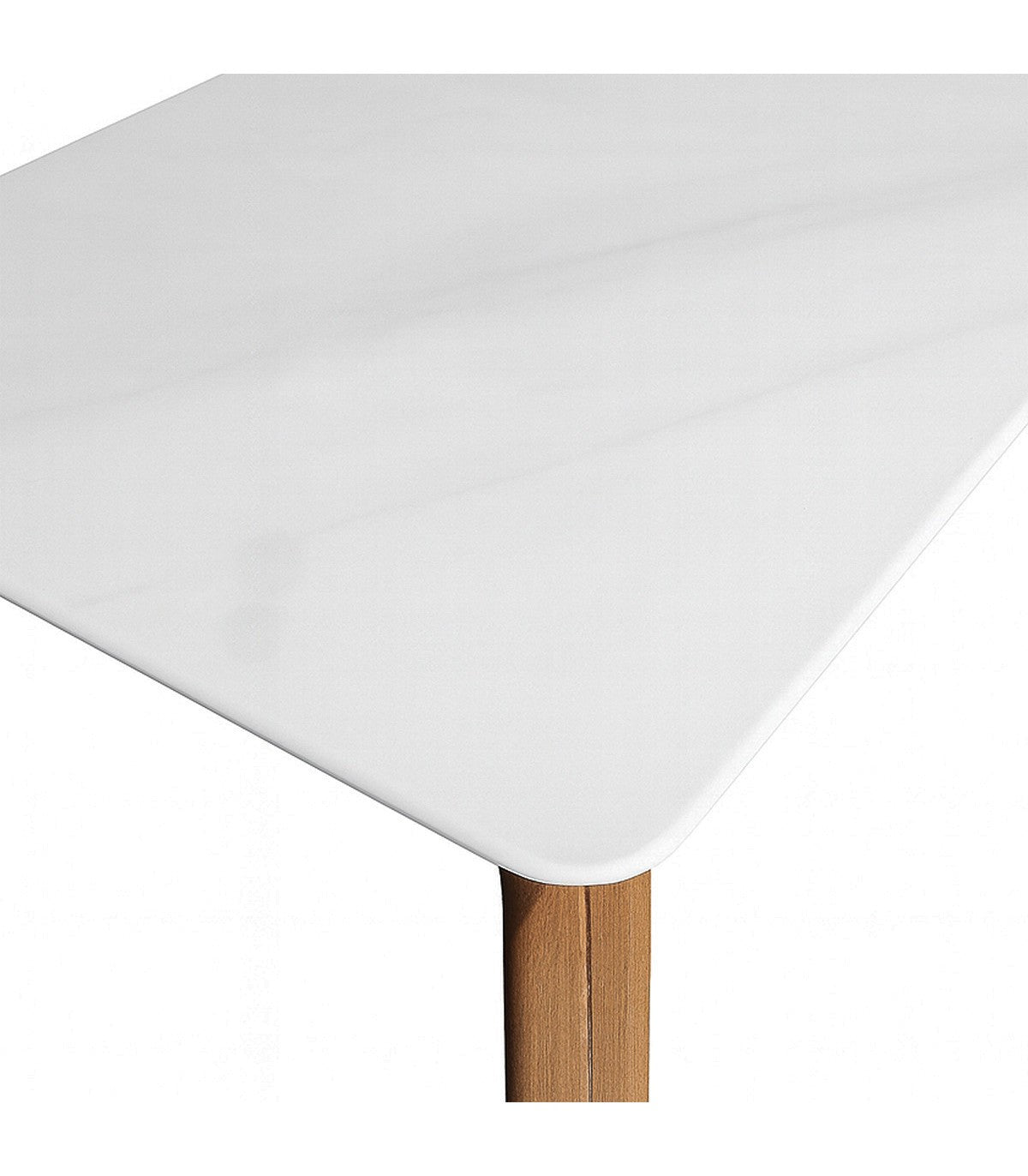 Mesa de Comedor Hebei Piedra Sinterizada y Madera Walnut