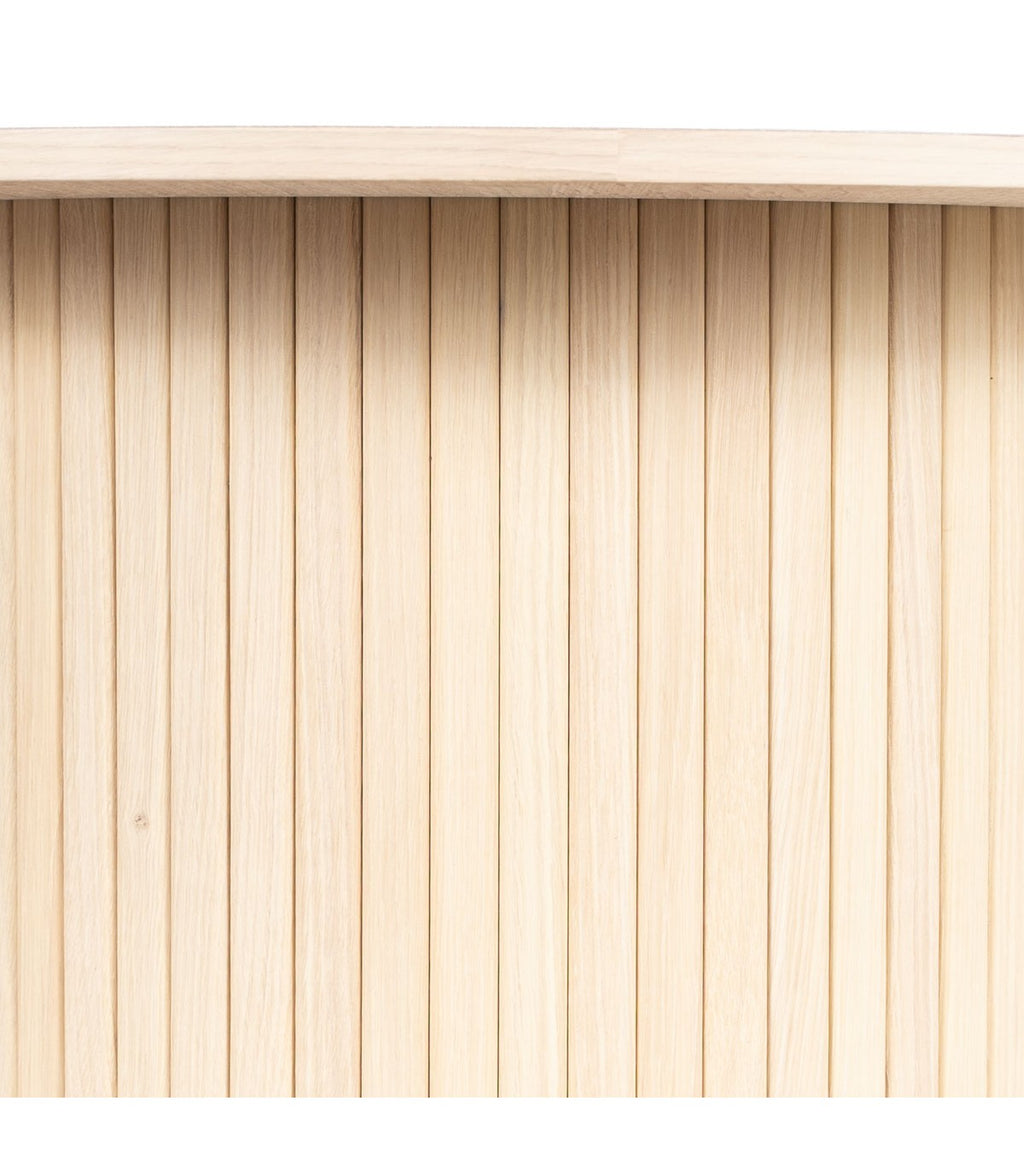 Mesa de centro Oslo de Roble Americano Blanco Albayalde