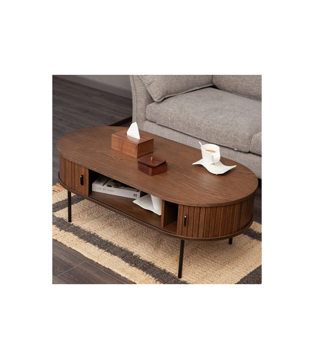 Mesa de Centro Oslo de Roble Americano Moro