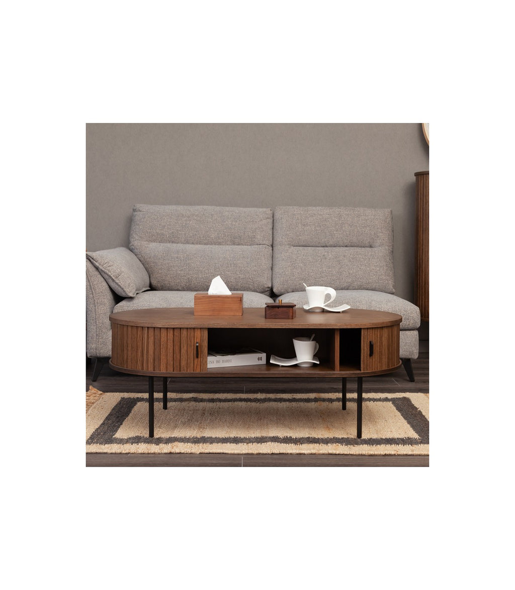 Mesa de Centro Oslo de Roble Americano Moro