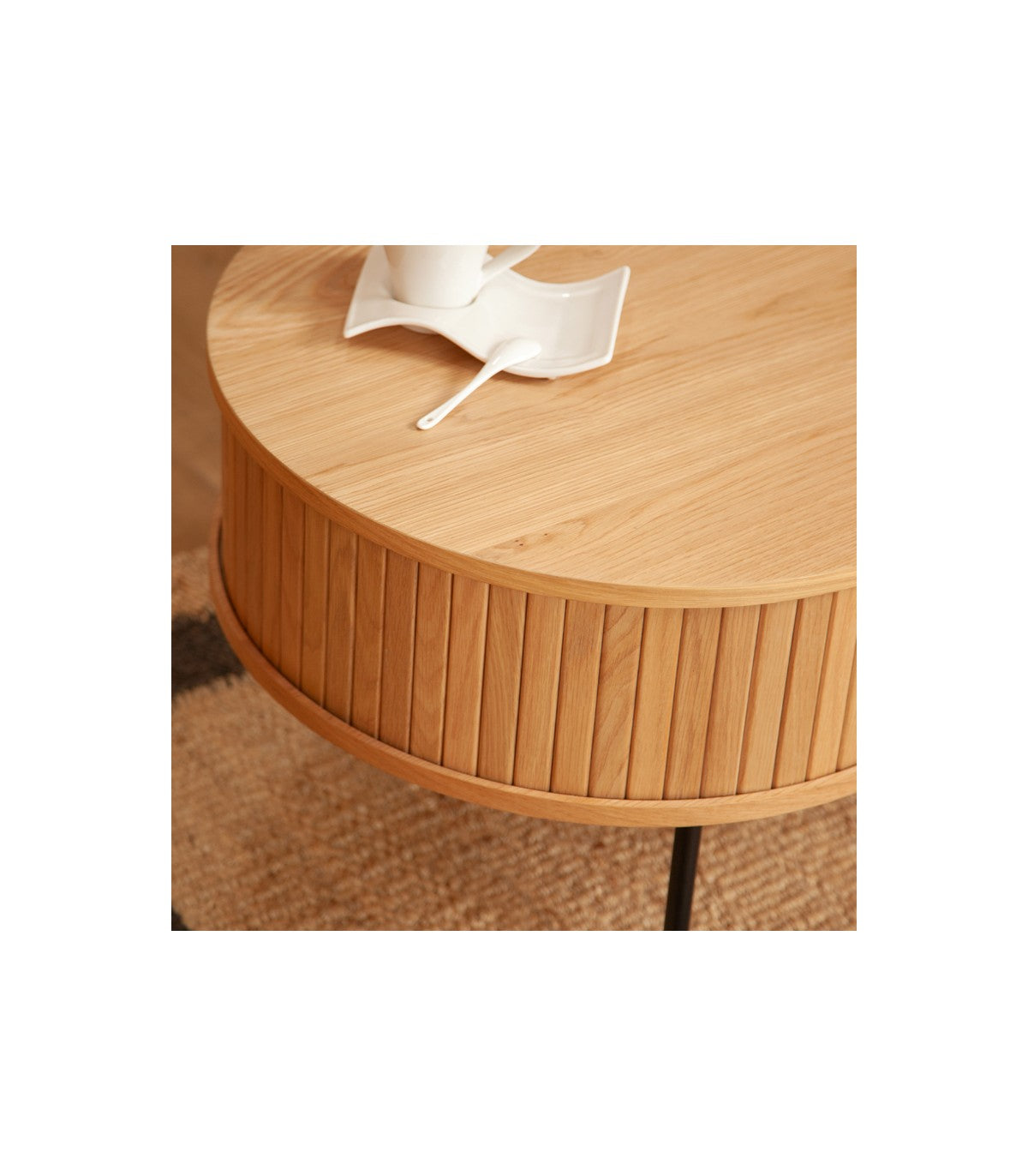 Mesa de Centro Oslo de Roble Americano Natural