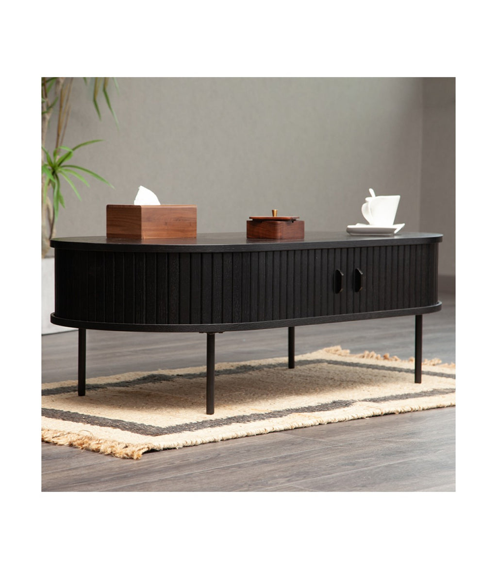 Mesa de Centro Oslo de Roble Americano Negro
