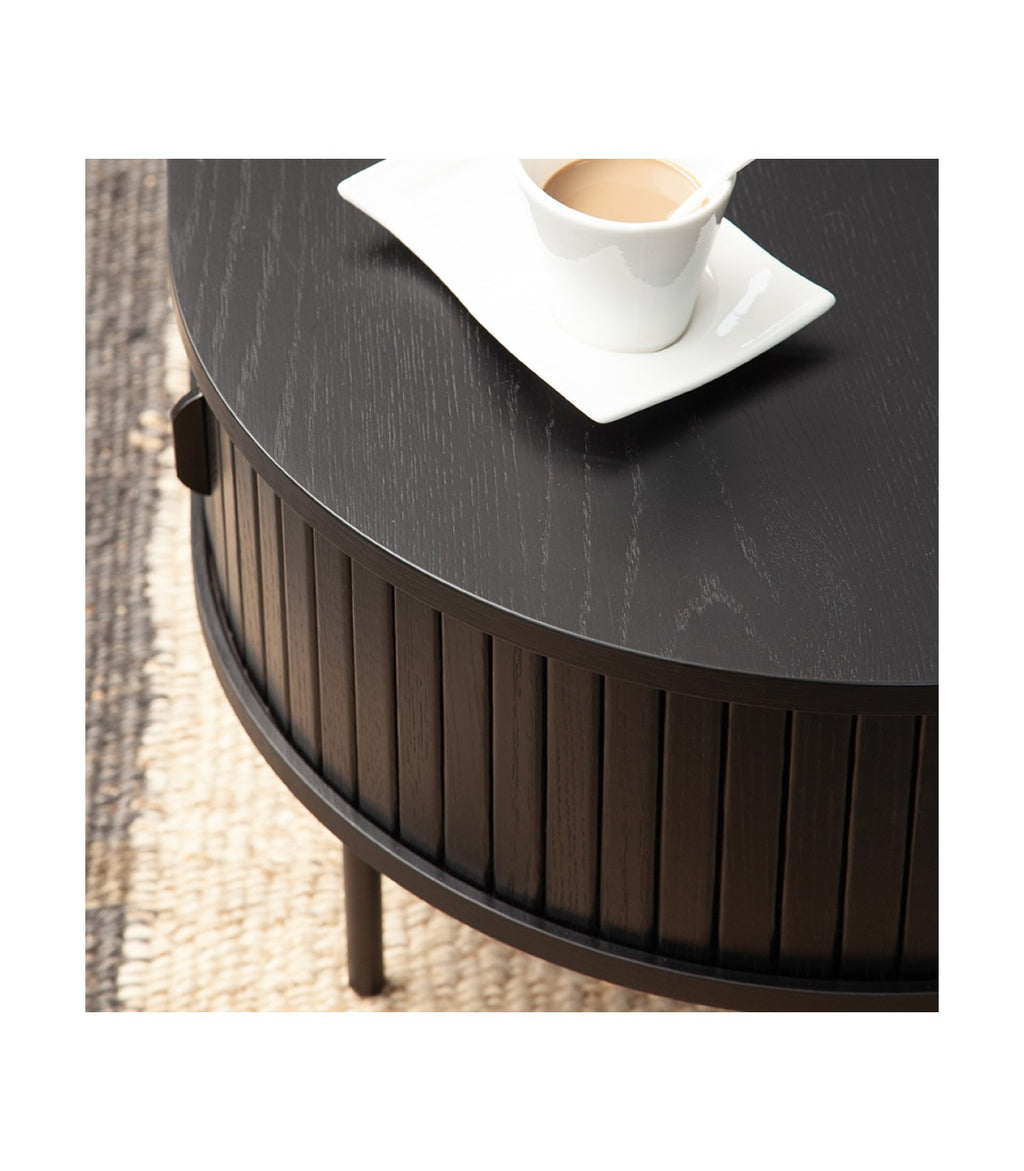Mesa de Centro Oslo de Roble Americano Negro