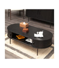 Mesa de Centro Oslo de Roble Americano Negro