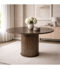 Mesa de comedor Oslo de madera de Roble Café