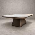 Mesa de Centro Stone Madera y Piedra Sinterizada 120x80 cm