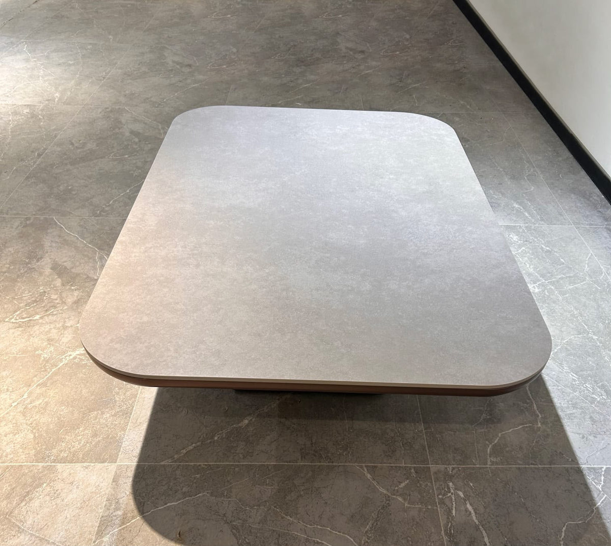 Mesa de Centro Stone Madera y Piedra Sinterizada 120x80 cm